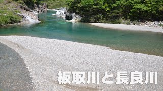 岐阜の川遊び。長良川と板取川の映像