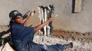 Building a House : Roughing in Kitchen Pipes