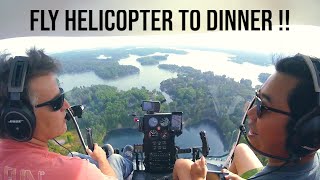 Fly an M*A*S*H Helicopter to Dinner and Hover It! [Bell 47]