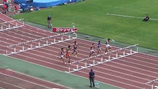 第38回U-20日本選手権 U-20男子110mH(0.991m/9.14m)予選1組　(-1.2m/s)