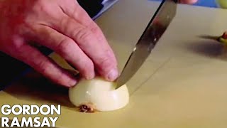 Dicing An Onion | Gordon Ramsay