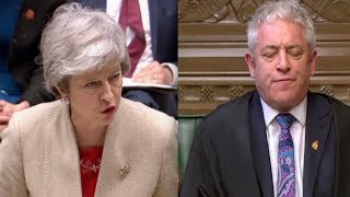 Bercow Brexit: Furious Theresa May blasts Speaker Bercow for wrecking her Brexit deal