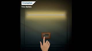 Crompton Trio Batten with three modes Straight Linear LED Tube Light