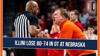 LIVE POD: Illini lose 80-74 in OT at Nebraska