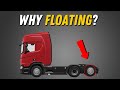 Why Don't This Semi-Truck Tires Touch The Ground?