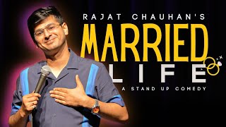 Married life | Stand up comedy by Rajat Chauhan (50th ) #standupcomedy #comedy #