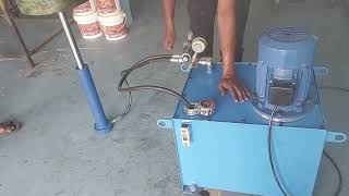 5 ton cylinder and power pack unit testing 💪