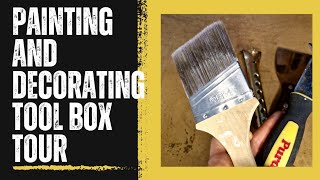 Painting and decorating tool box tour. Purdy, Stanley, and more.