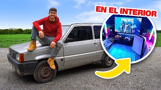 HE CONSTRUIDO UNA HABITACIÓN GAMING EN UN COCHE