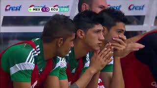 México vs Ecuador 3-1 Amistoso 2014 Goles y Lesión del Chapito Montes