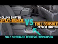 2022 Silverado 1500 Refresh Bench vs Console Comparison