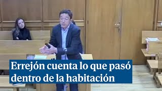 Errejón explica lo que pasó dentro de la habitación: \