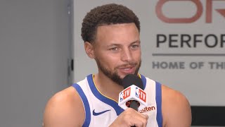 Steph Curry on Chris Paul, Offseason Workouts, Going For His 5th Ring | NBA Media Day 2023