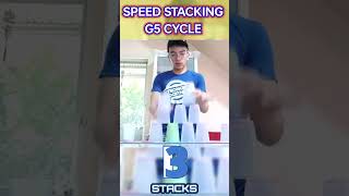 The Unleashed Potential Fast Speed Stacking G5 Cycle in 6.151 Seconds! #shorts