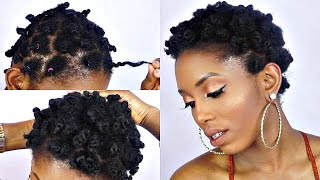 The Perfect Bantu Knot Out For 4c Hair 3 Strand Twist Jibby