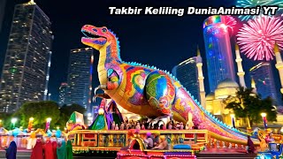 Suasana Malam Takbiran Idul Fitri 2025 takbir keliling terbaik animasi V ai