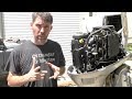 Changing the oil in a four stroke outboard