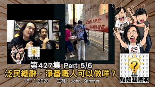 點解我唔明？第427集《泛民總遲・強制檢測》Part5/6 - 泛民總辭，淨番嘅人可以做咩？