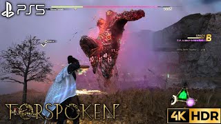 Altered Goliath FORSPOKEN Altered Goliath Boss Fight 4K HDR | PS5 Forspoken The Blessed Plains Boss