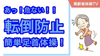 つまずかない転倒予防！簡単足首体操【高齢者体操TV】