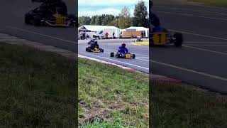 Retro karts racing on the track #karts