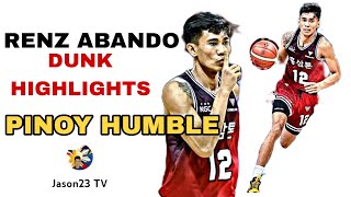 Pinoy Dunk Highlights | Renz Abando | Philippines Basketball Highlights