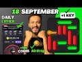 18 September Mini Game Puzzle and Daily Cipher Hamster Kombat | How to Solve Mini Game Puzzle