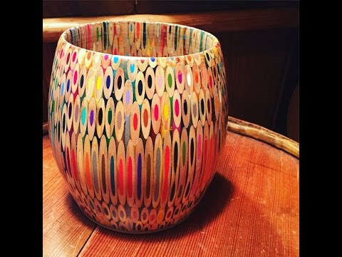 Colored Pencil Bowl Build Colored Pencil Bowl Build