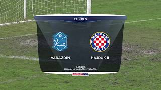 SAŽETAK: VARAŽDIN vs HAJDUK II 2:2 (22. kolo, Druga HNL 17/18)