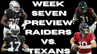 NFL WEEK 7 PREVIEW: Las Vegas Raiders vs. Houston Texans | The Sports Brief Podcast