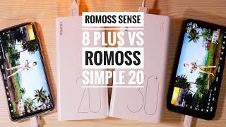 Romoss Sense 8+ vs Romoss Simple 20 Powerbank, who will reign supreme