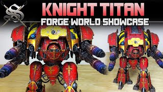 KNIGHT TITAN Porphyrion Forge World Warhammer 40k Painted by Siege Studios