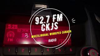 Daily Life: FM 92 7 CKJS Multilingual Radio Station(.e.g. Tagalog) in Winnipeg Canada