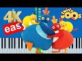 CBeebies - Twirlywoos Theme Song (Slow Easy Medium) Piano Tutorial 4K