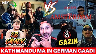 Reacting to BOTH VEK X JAMESY - AMSTERDAM \u0026 REMIX (OFFICIAL M/V) WHICH IS BETTER?! Original vs Remix