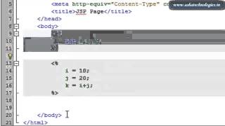 J2EE Tutorials for beginners 7 how to use jsp expressions, scriptlets, declaration