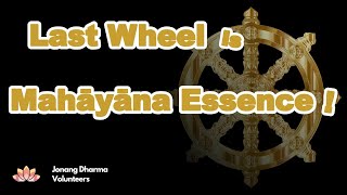 【Jonang Dharma Volunteers】The Buddha's last turning of the Dharma wheel is the Mahayana essence!