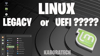 Check if you are using UEFI or BIOS on Linux