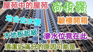 相隔近20年的第五期-尚悅嶺驗樓開箱｜被屋苑包圍的新盤｜木地板起級｜地台欠斜度｜滲水位竟然在此？｜清潔接近滿分的原因竟然是？