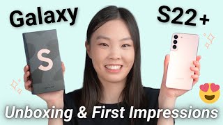 SAMSUNG GALAXY S22 PLUS Unboxing & IN-DEPTH First Impressions