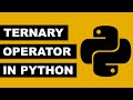 Ternary Operator in Python | Python Ternary Operator | Single Line Condition in Python