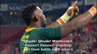 Kaunda Ntunja's epic intro for Siya Kolisi's first Test as captain (Xhosa and English subtitles)