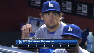 Nathan Eovaldi wins his Major League debut