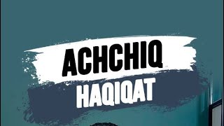 Achchiq haqiqat🔻