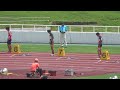 男子200m決勝 千葉県中学総体2024