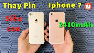 Pin Siêu Cao DEJI cho Iphone 7 - Test với máy Bypass và Quốc Tế có hao pin lệch nhiều không ?