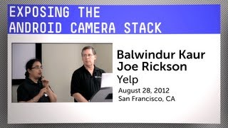 Exposing the Android Camera Stack