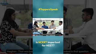 Is NCERT Important for NEET? #ToppersSpeak #shorts