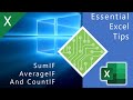 Excel | SumIF AverageIF and CountIF