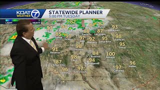 Record heat possible with isolated storms